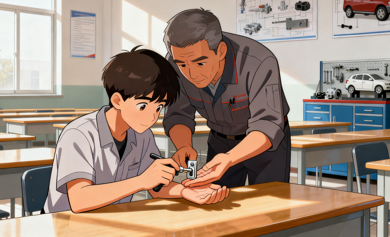  随到随学，实车实操：西安锁艺人学校让技能触手可及